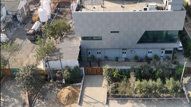 Exterior view of Rasayano Finechem's Panoli Industrial Estate site